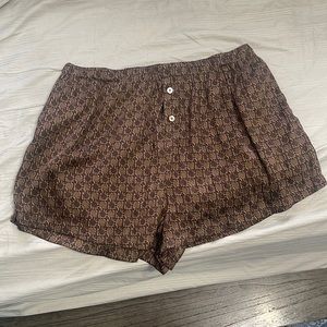 L’Academie Boxer Short In Brown Chain